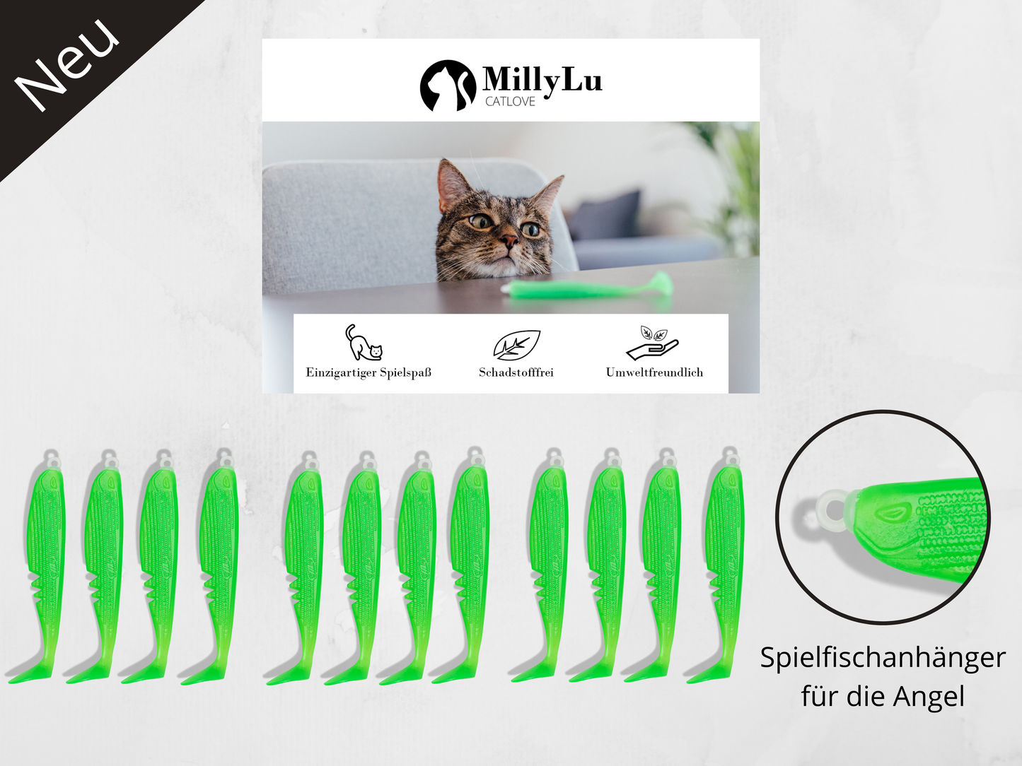 *NEU* Spielfischanhänger-Set 6er / 9er / 12er / 8er