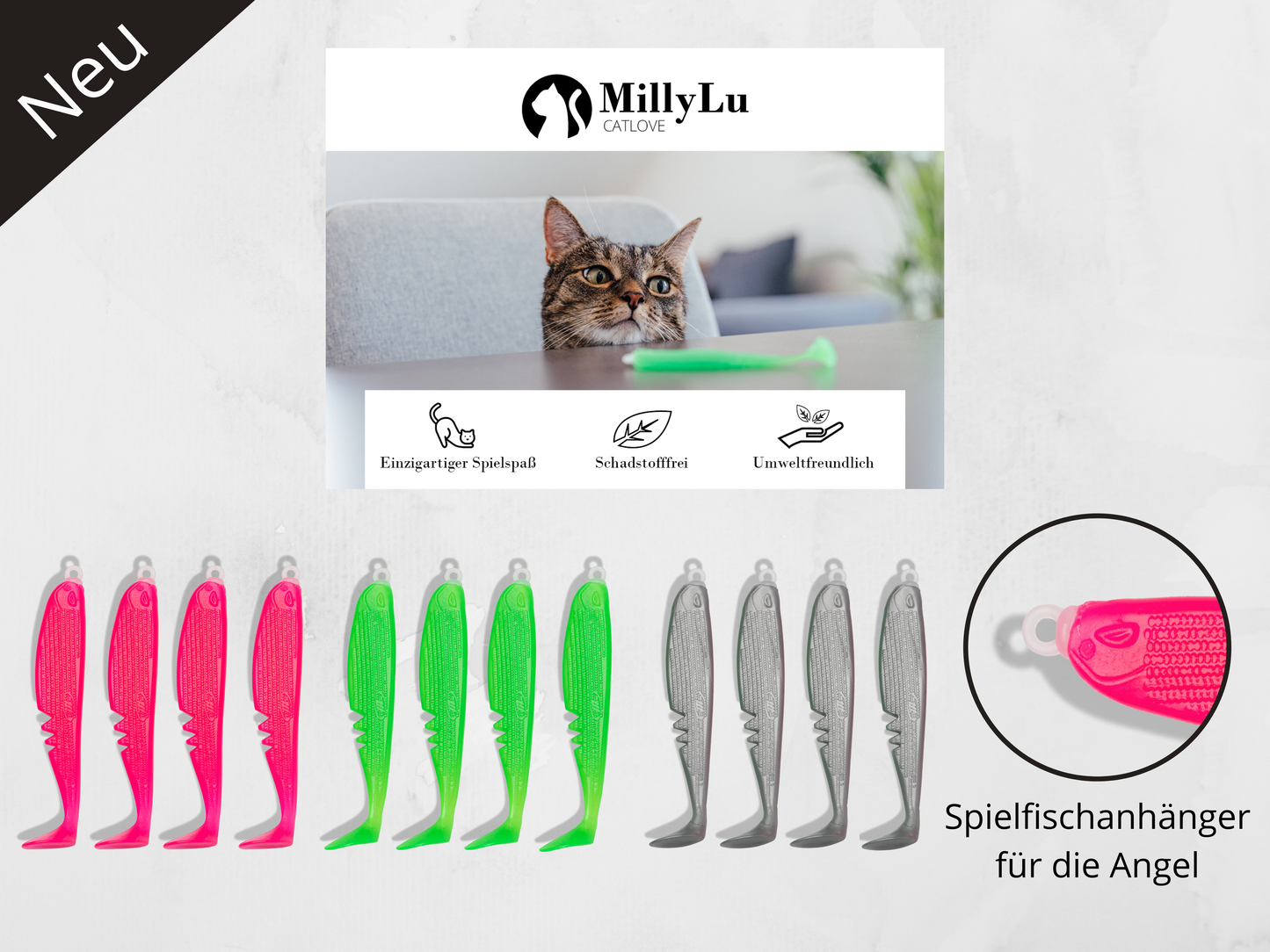 *NEU* Spielfischanhänger-Set 6er / 9er / 12er / 8er