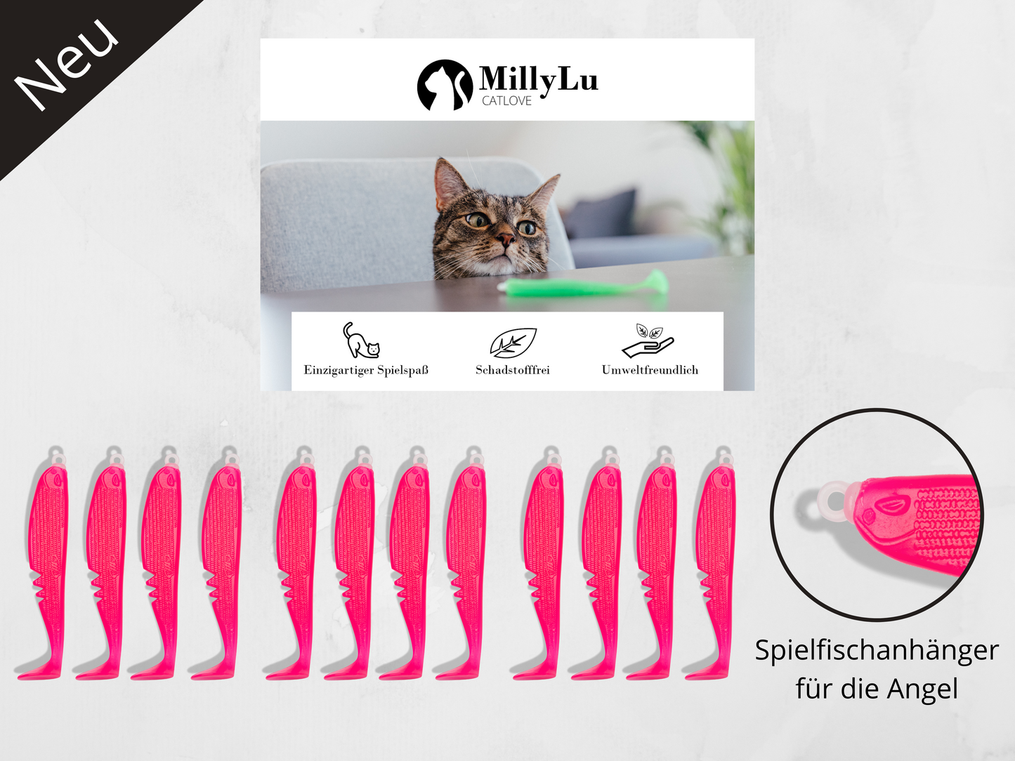 *NEU* Spielfischanhänger-Set 6er / 9er / 12er / 8er