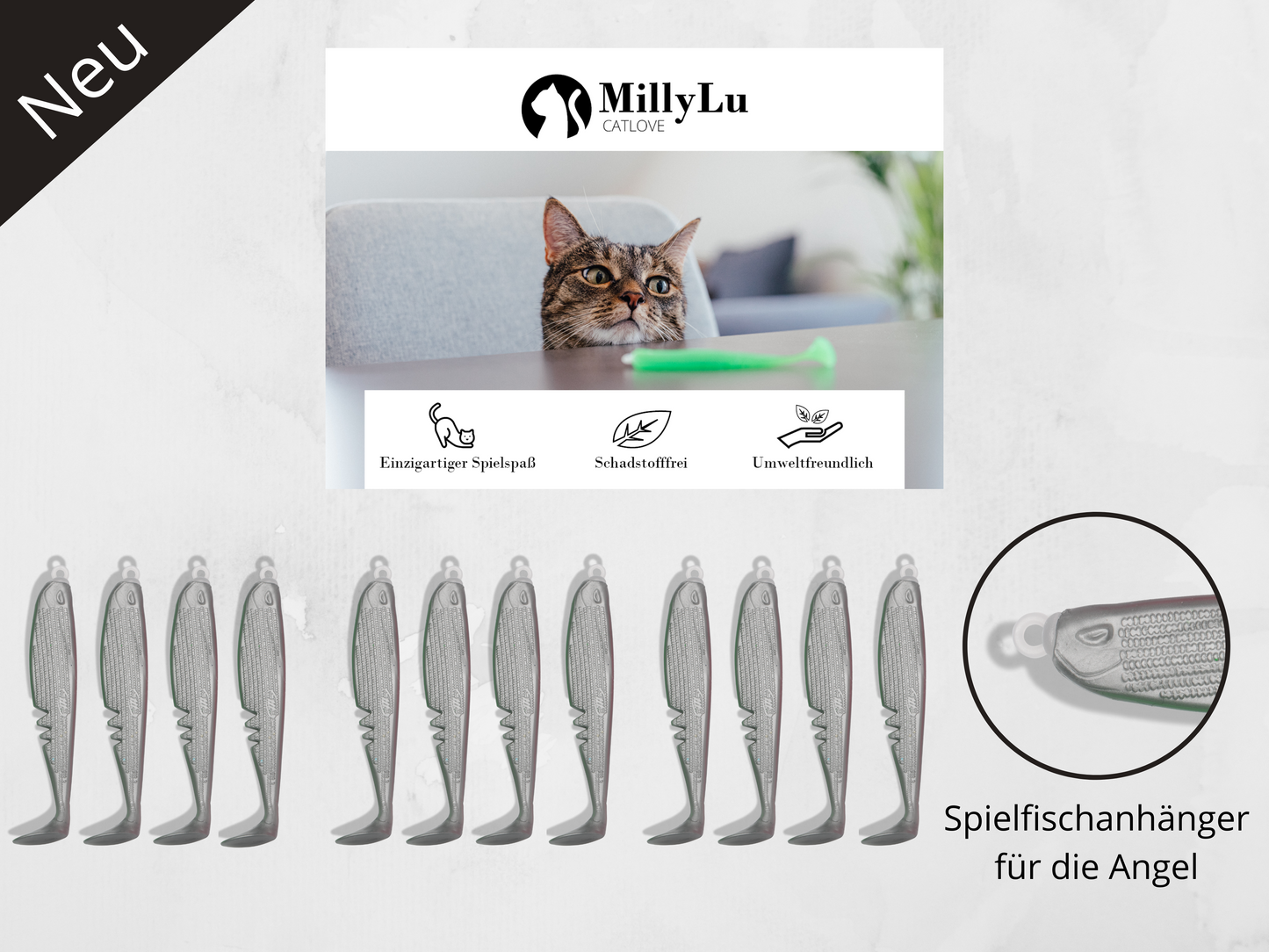 *NEU* Spielfischanhänger-Set 6er / 9er / 12er / 8er